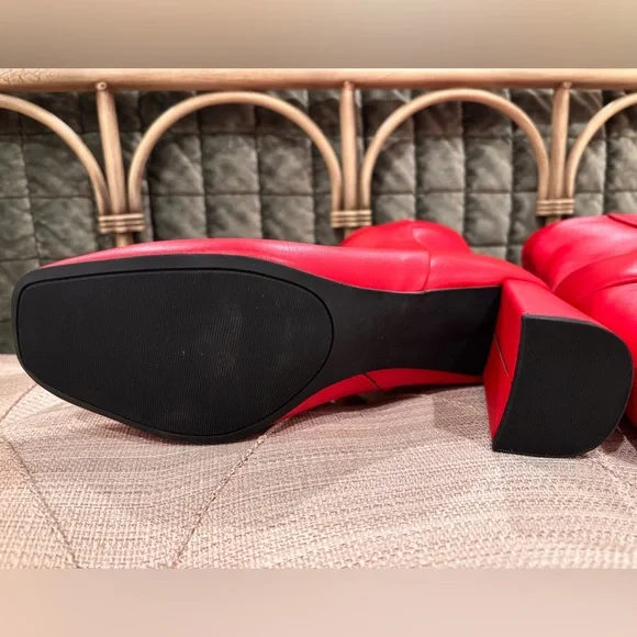 Sugar Red Ankle Boots - Picture 5 of 7